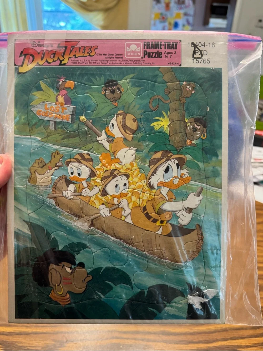 Disney DuckTales Jungle Canoe Puzzle - Blue, Green, Yellow